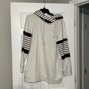 Boutique light grey hoodie